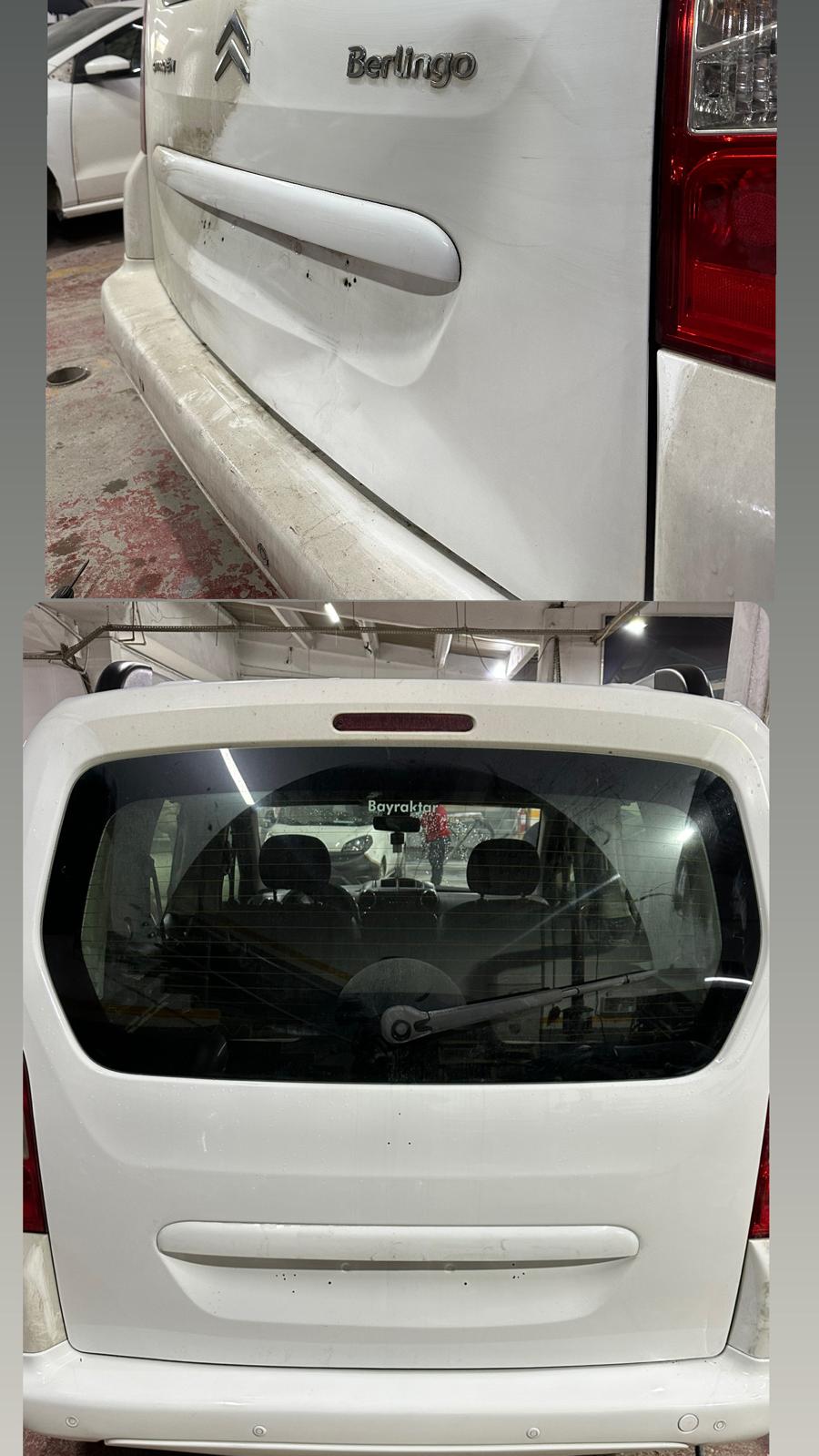 Citroën Berlingo arka kapak göçük kaporta onarımı Bursa